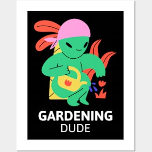 Gardening Dude Posters and Art